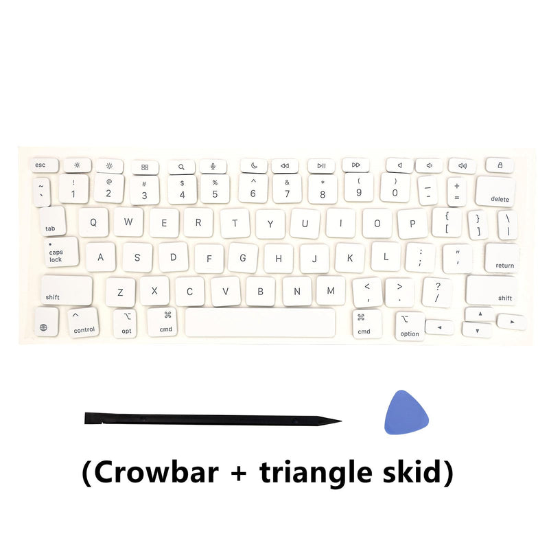Replacement US Keyboard Full Set of Keycap Keys and Tool Applicable for ipad Pro/Air 11/13“ Magic keyboard (MKB-1) MKB-1