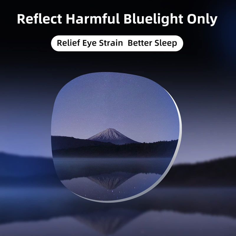Merryhome(1 Pack) VR Lens Protector, Blue Light Glasses, for Quest 3S/ Quest 2 Accessory, Not for Quest 3, Lens Replacement, Anti-Glare, Dust, Easy to Install-Black Black