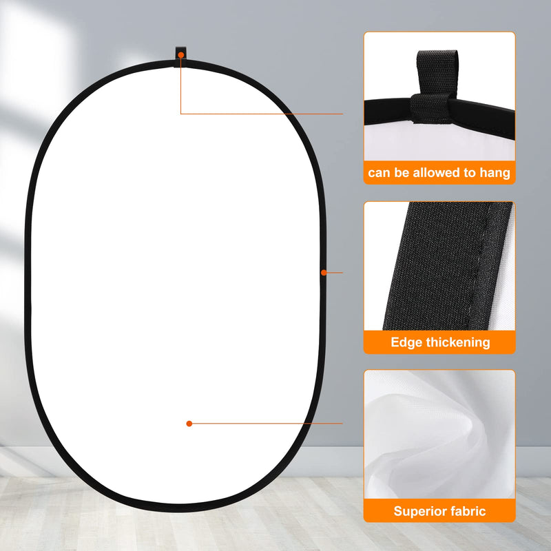 60"x80"/150x200cm Lighting Studio Soft Light Diffuser, Collapsible Pop Out Disc Panel Reflector Diffusion with Carrying Bag for Studio Outdoor Portrait, Product Photography, Video Shooting 60"x80"/150x200cm