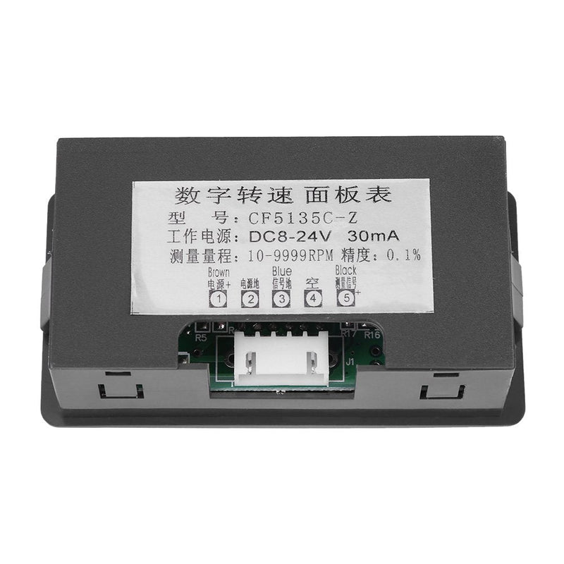 Digital LED Speedometer 4, Electronic Components Sensors with NPN Output Red/Blue (Blue) for Motorcycle, Car, Speed Measurement, Proximity Sensor