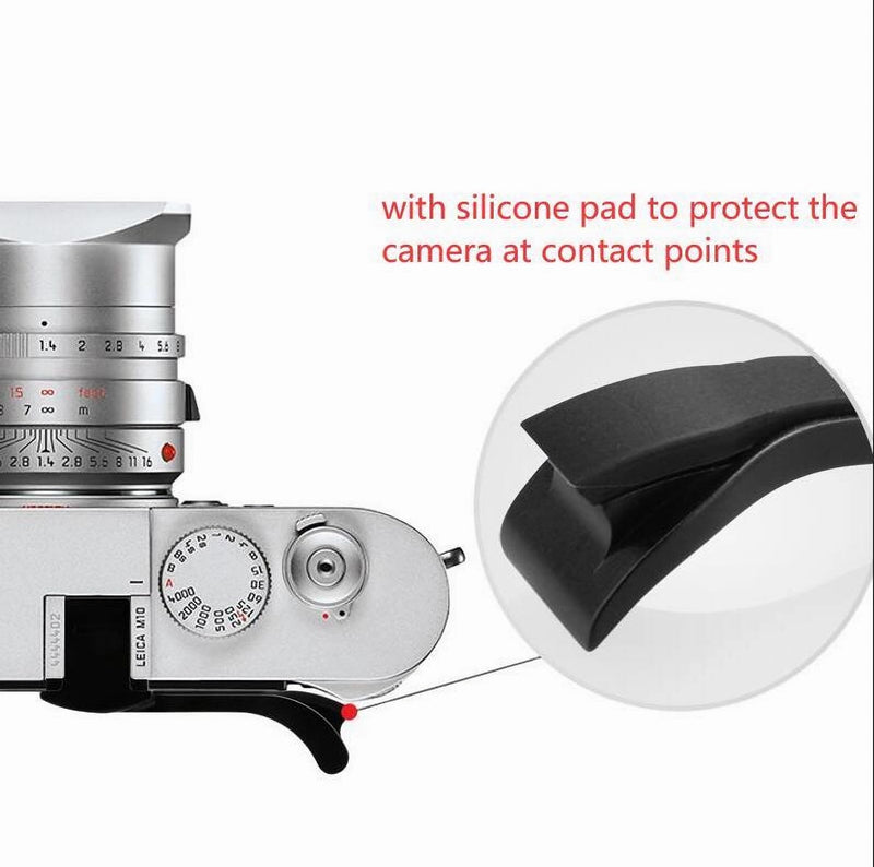 M10P/R-G Thumb Stand Metal Thumbs Up Grip Compatible with Leica M11 M10 M10P M10R M11D M11P Better Balance & Grip Convenience, Camera Black Hand Grip (Black)