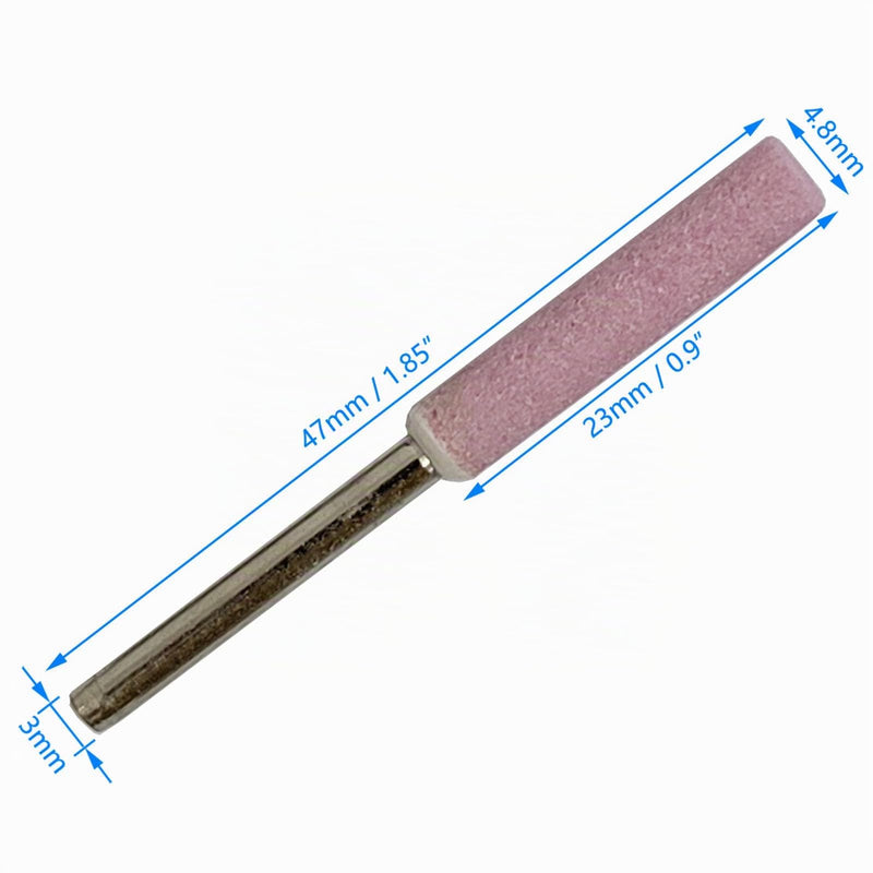 20 x Chainsaw Sharpening Stone Fit for Chainsaw Manicure Metal Polishing Shaft (3/16 - 4.8 mm)