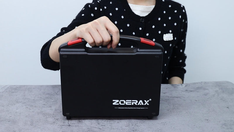 Professional Network Tool Kit, ZOERAX 14 in 1 - RJ45 Crimp Tool, Cat6 Pass Through Connectors and Boots, Cable Tester, Wire Stripper, Ethernet Punch Down Tool