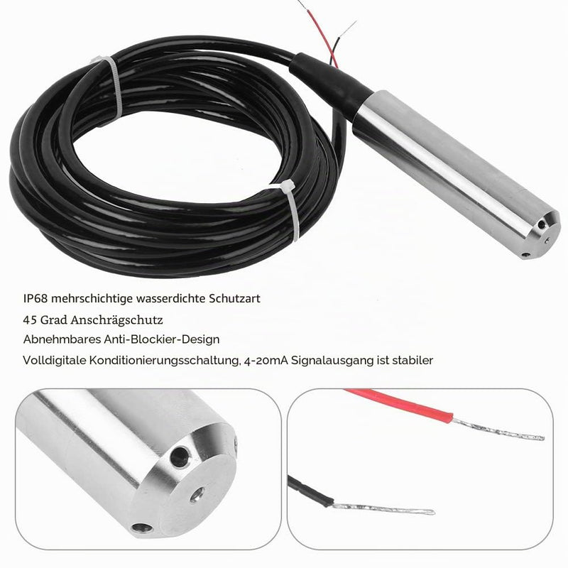 Water Sensor, Tl-136 Liquid Level Mumfor, Tl-136, Filling Stasensor, CH Fill Sensor 4-20 Ma, 4-20 Ma 2 M Pressure, Sensors Tl‑136 Liquid Level Sensor Water Sensor Detector 24 Vdc 4-20 Ma Sigus Gear Range 0-2 Meters