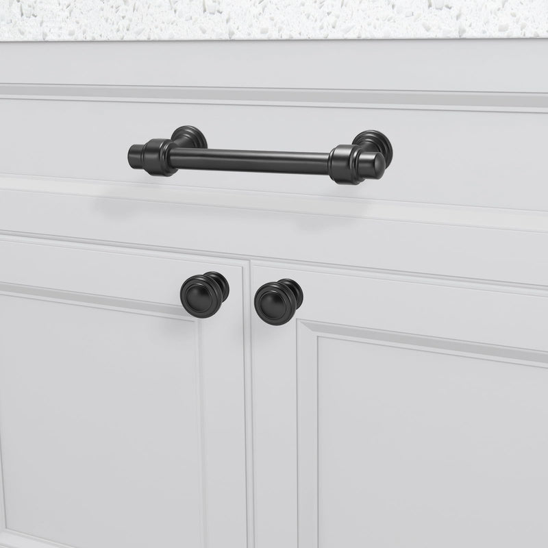 10 Pack Matte Black Kitchen Cabinet Knobs Black Drawer Knobs Kitchen Cabinet Hardware Zinc Alloy Handles Drawer Knobs Dresser Handles Knob 10