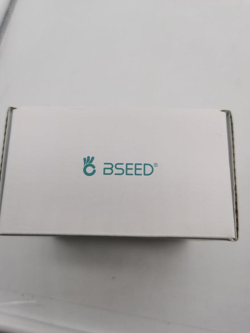 BSEED Schuko socket 1 compartment crystal glass plate socket glass flush-mounted single socket 16Amp socket 86mm extension sockets wall socket black