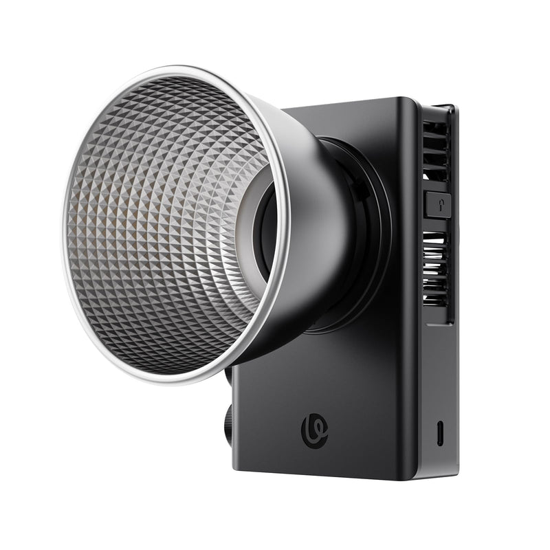 Ulanzi C01 100W COB Lights - PD 3.0 Powered, Led Video Light 2700K-6500K,14500Lx,CRI 96+, Knob Control, Compact & Lightweight (343g), Type-C Power Supply,for Portrait/Studio Lights,Mini Bowens Mount