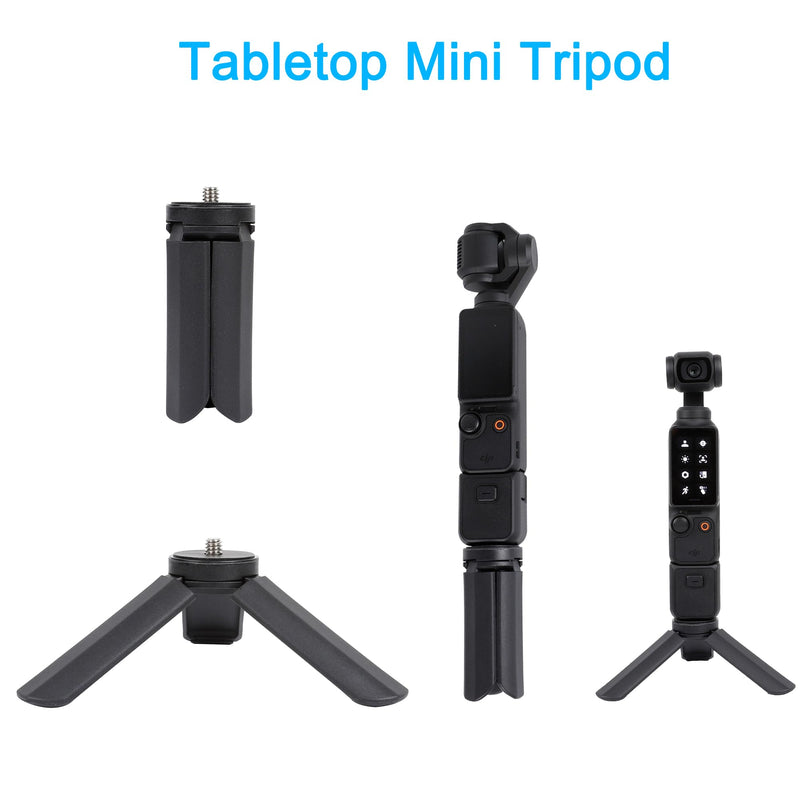 PellKing Tabletop Tripod and Selfie Stick Tripod Kit for DJI OSMO Pocket 3 2 Camera