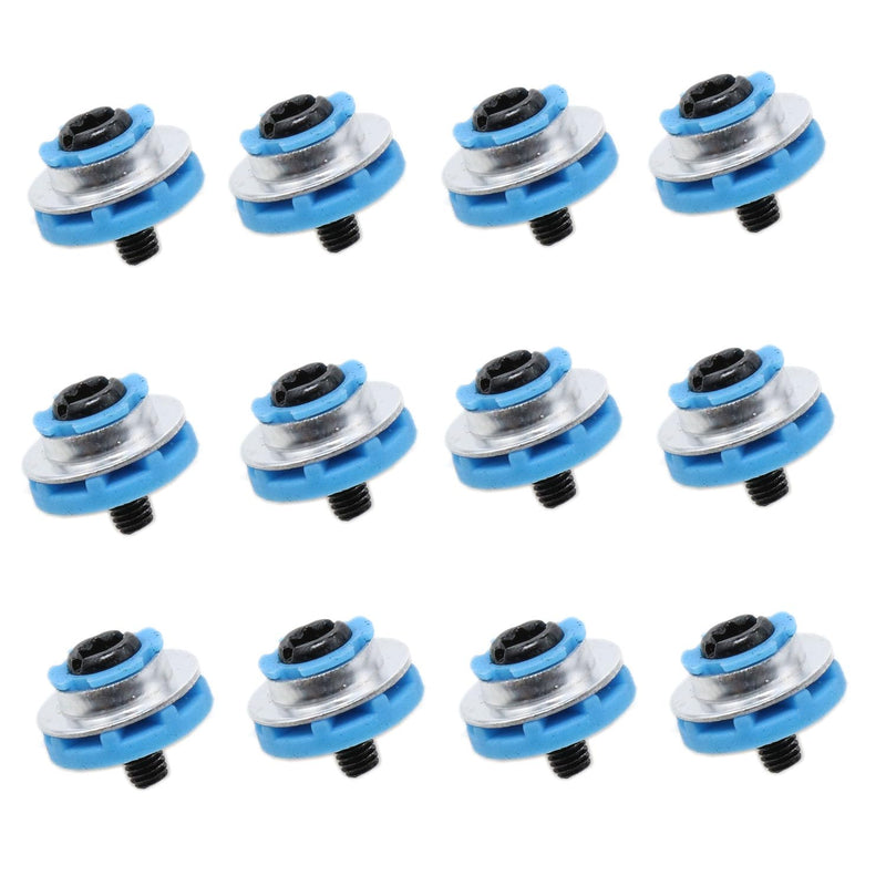 -SSD Screw HP2.5 Hard Drive Blue and Black Nails for HP 6000 6005 Pro 8000 8100 EliteDesk ProDesk Hard Drive Mounting Screws 12PCS