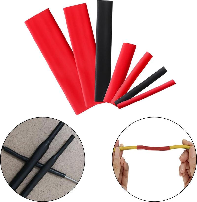328pcs Heat Shrink Tubing 2:1 Wire Cable Assortment Wrap Waterproof Electrical Insulation Pipe Kit