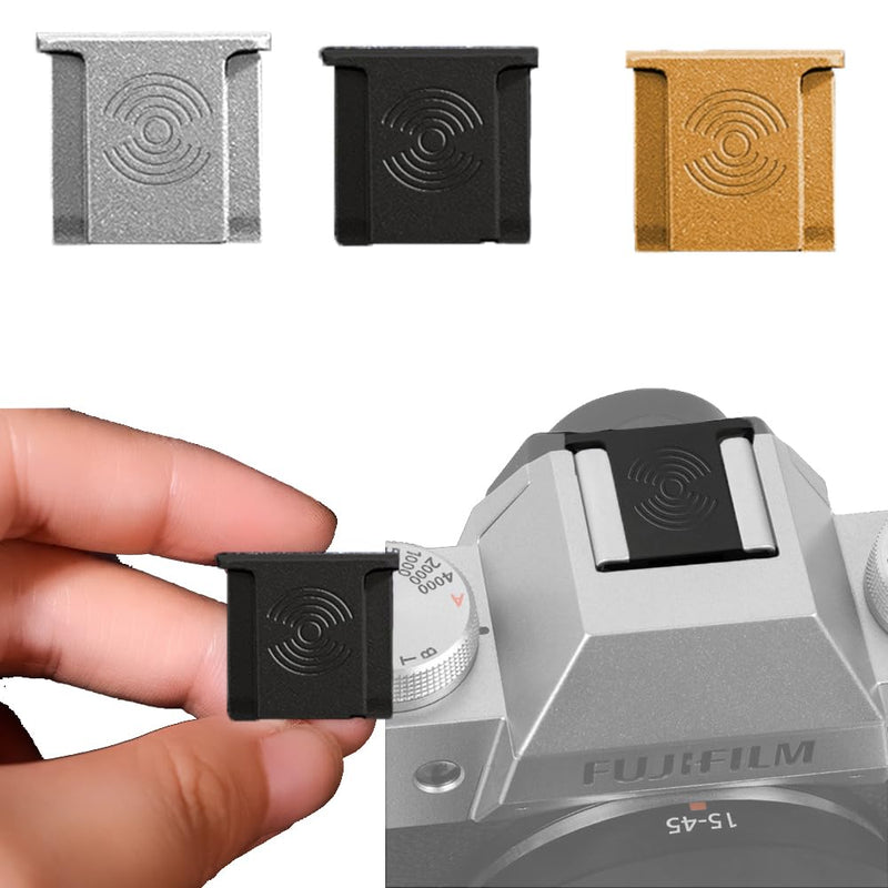3PCS Camera Hot Shoe Dust Cover,Protective Cap for DSLR/SLR Cameras,Shielding Against dust and Moisture,Compatible with Nikon,Canon, Pentax, Fujifilm,Cold Shoe Cover,Photography /Camera Accessory Round