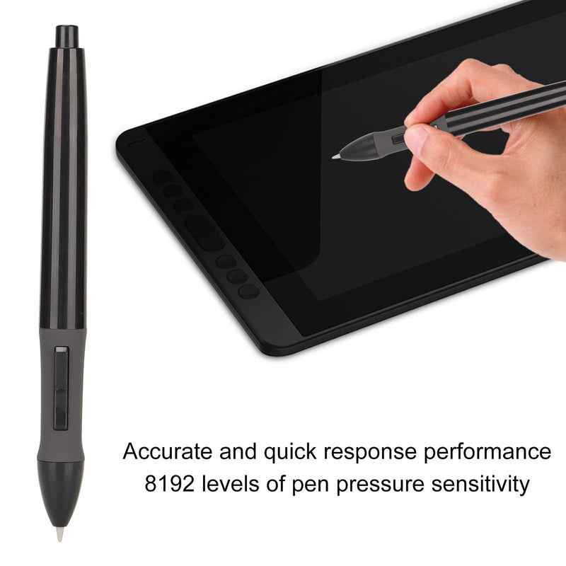 Yoidesu Pen, PEN68D Drawing Tablet Pen 8192 Level Pressure Battery Pen for Huion Graphics Tablet GT‑191/GT‑221 PRO/GT‑156HD V2/GT‑220 V2