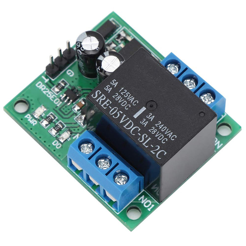 DC 6-24V 5A DPDT Relay Module Switch DR25E01 Stable Double Pole Self-Locking Double Swivel Bistable Relay Board High Safety for LED Motors(DC6-24V) Dc6-24v