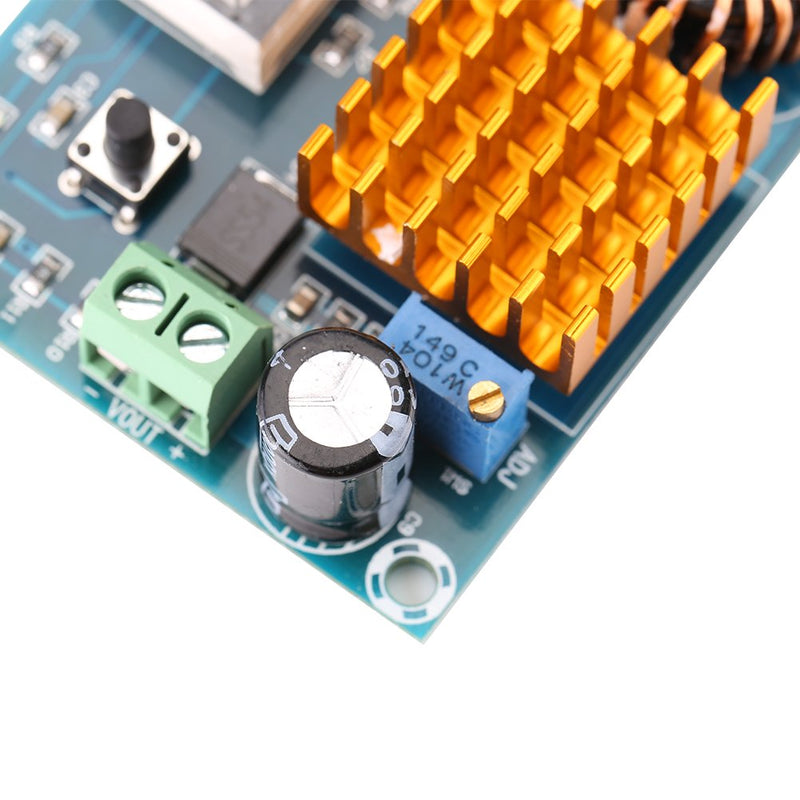 DC voltage regulator step up boost module converter power supply 3-35V to 5V-45V 5A with LED display