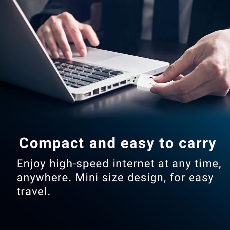 YINUO-LINK AC1300 USB WiFi Adapter for PC, Wireless Network Adapter for Desktop with Dual Band 2.4GHz/400Mbps 5GHz/867Mbps for Laptop Computer, Supports Win11/10/8.1/8/7/XP