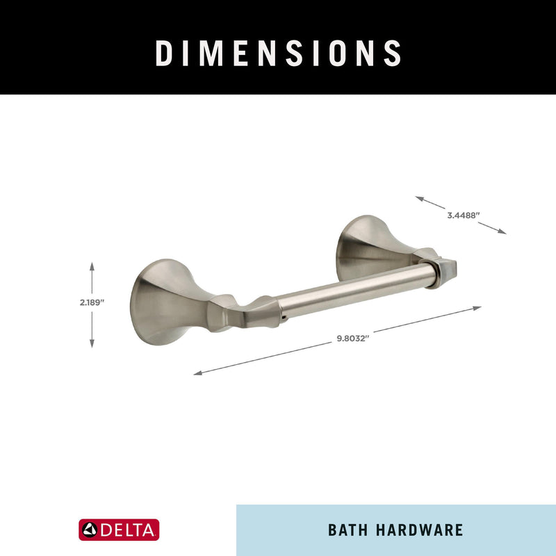 DELTA FAUCET 76450-SS Ashlyn Wall Mount Pivot Arm Toilet Paper Holder Bath Hardware Accessory in Stainless Steel Brilliance Stainless Steel