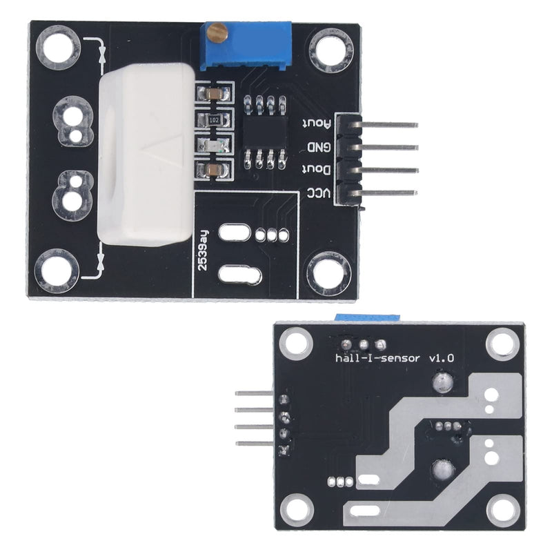Hall Current Sensor, 35a WCS1800 DC 5V Short Circuit Protection Modules Adjustable Short Circuit Overcurrent Protection Detector for Smart Car Motor Overcurrent Detection Wcs1800-black