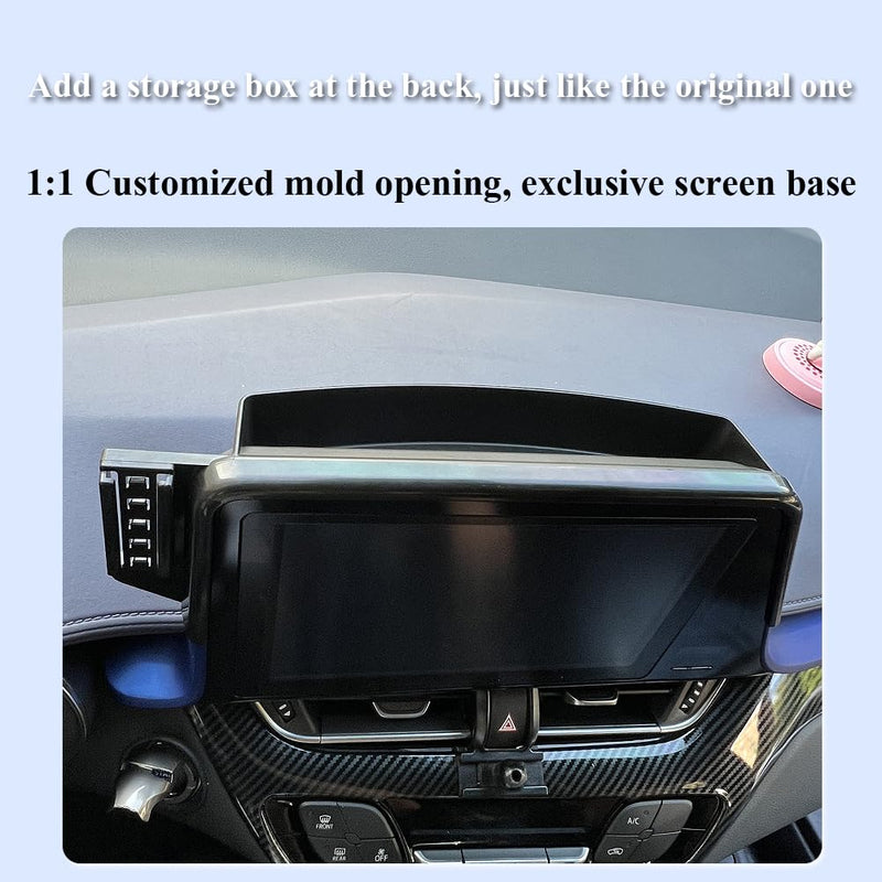 Car Phone Holder for Toyota C-HR Auto Accessories[Special Vehicle Installation，only for 2019-2022 CHR，Non Universal][Auto Lock Hands Free Cell Phone Mount Car fits for iPhone & All Smartphones] For 2019-2022 C-HR Screen