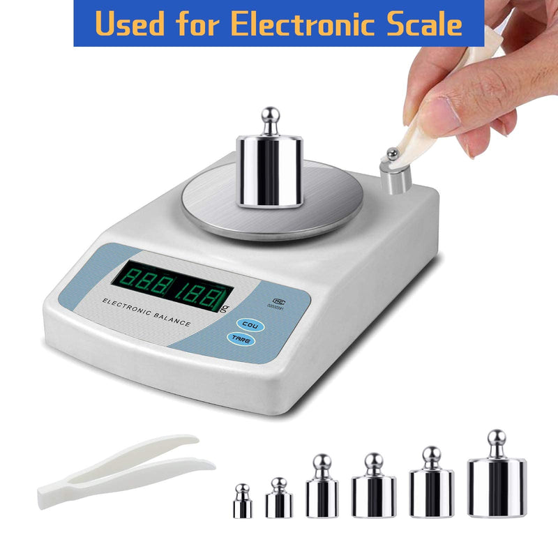 Pack of 17 calibration weights, weights scales stainless steel calibration weights set digital scales precision 10mg-100g precision calibration deviation +/- 0.003g scale set