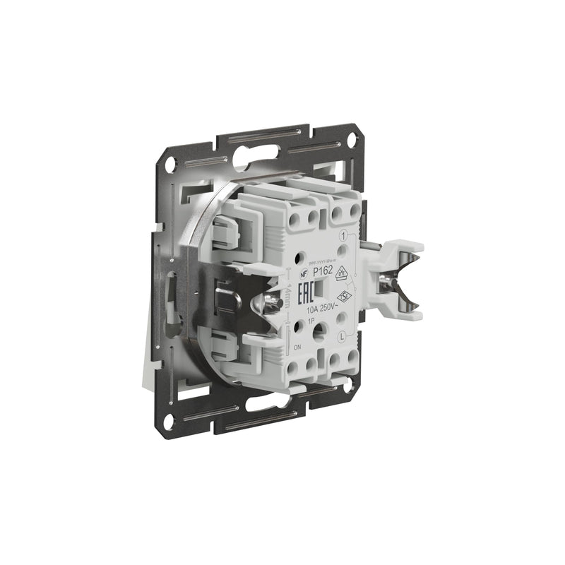 Schneider Electric Asfora EPH0770121D button 1-way button 10 A - 250 V, flush-mounted, plug-in terminals, white