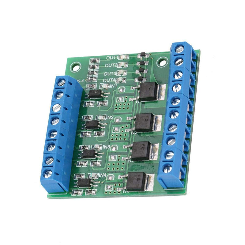 Digital Amplifier Amplifier Board PWM 3-20V to 3.7-27VDC 10A 4 Channel Driver Module PLC Amplifier Board