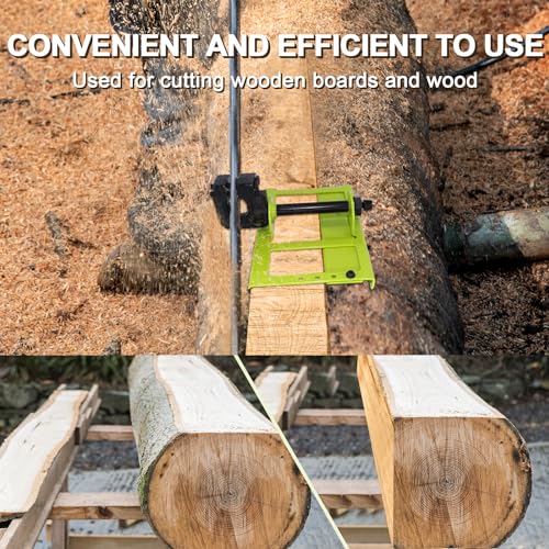 Zihvfzu Vertical Chainsaw Mill Guide for Cutting Lumber and Boards,Green Green