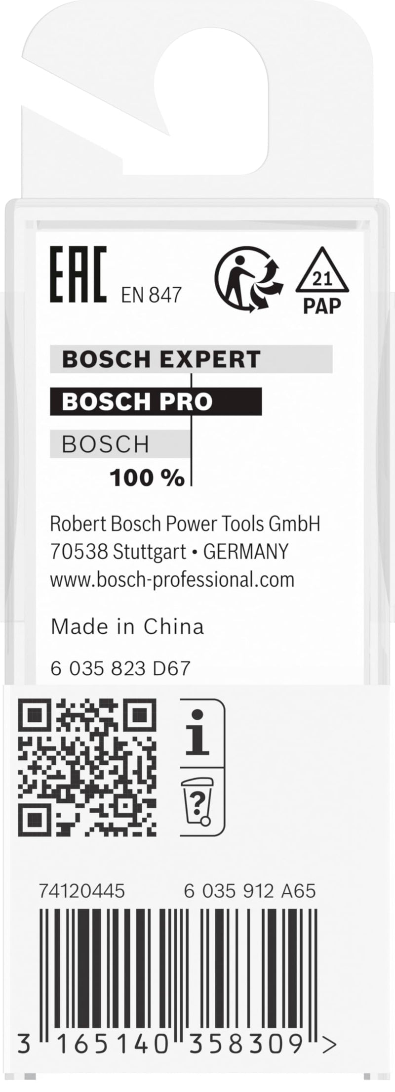Bosch 2 608 628 369 Core Box Bits 8 mm, R1 8 mm, D 16 mm, Working Length 12.7 mm, Total Length 45 mm L 8 mm silver/black