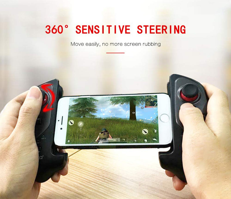 ipega-PG-9083S Wireless Phone Joystick Game Controller Mobile for Samsung Galaxy S10/S10+ /S20 S20+5G/Huawei P40 Pro P30 P30 Pro Mate Android Mobile Smartphone Tablet (Android 6.0 Higher System)