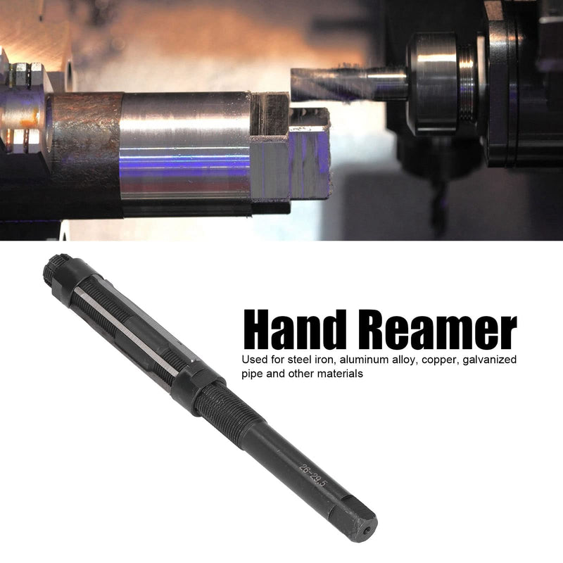 Adjustable Reamers, 6-Blade Design 26‑29.5mm High Grinding Accuracy Labor-saving hand reamer with universal shank for metal