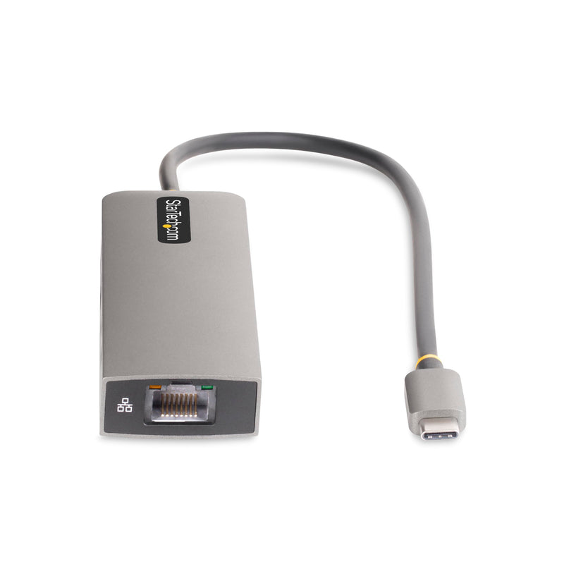 StarTech.com 3-Port USB-C Hub, 2.5 Gbps Ethernet, 100W PD Pass-Through Port, USB 3.2 10Gbps, 2X USB-A/1x USB-C, Portable Hub
