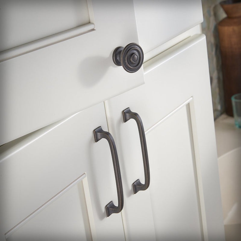 Franklin Brass (10-Pack) – Soft Iron Cabinet Handles, 5-1/16 Inch Hole Center, Pulls for Drawers, Kitchen Cabinet Door, Dressers | Lombard 5-1/16" (128mm) 10