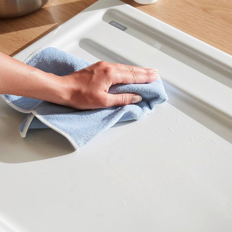 BLANCO microfiber cloth | Antibacterial cleaning cloth for a stiff and lime-free surface | Suitable for daily cleaning of all surfaces | Machine washable up to 90° microfibre cloth