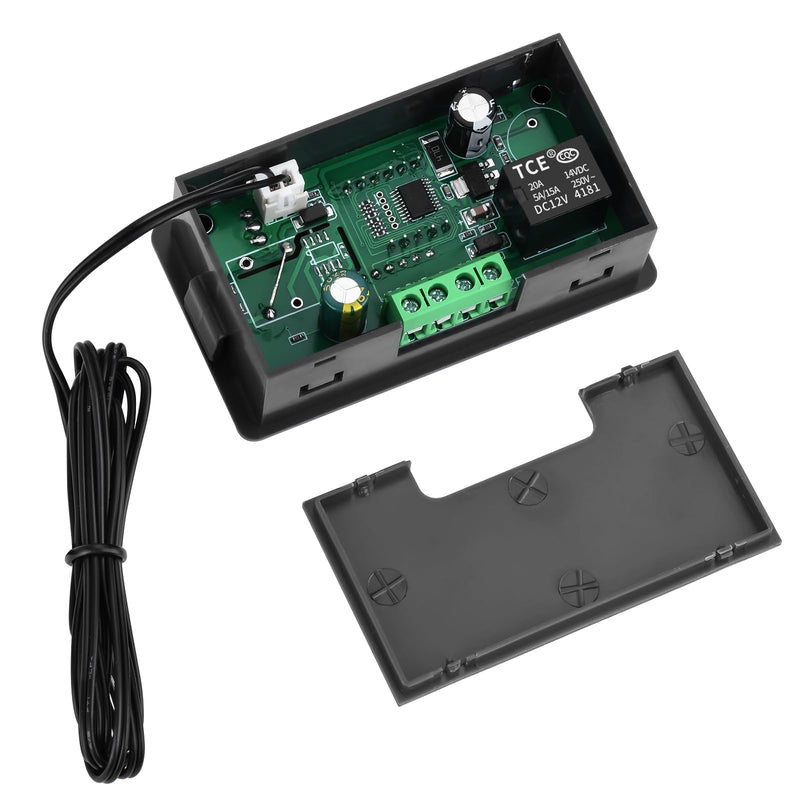 Aideepen W3230 20A DC 12V Digital Thermostat Digital Temperature Controller Regulator Heating Cooling Control Thermometer Instrument W3230 DC 12V