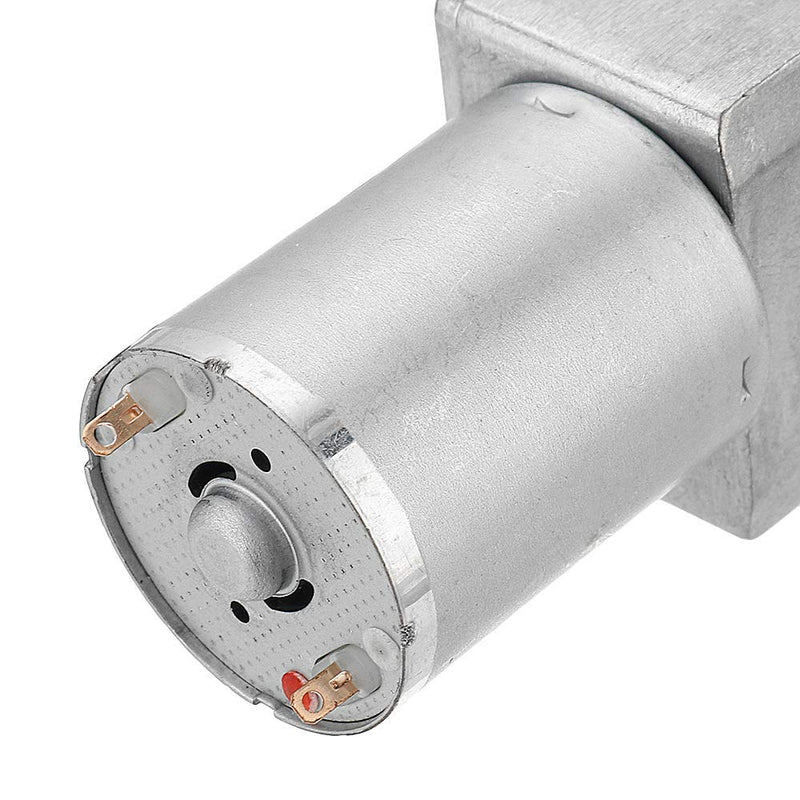 DollaTek JGY-370 DC 12V 150RPM Double Shaft Worm Gear Motor Self-Locking Reduction Gear Motor