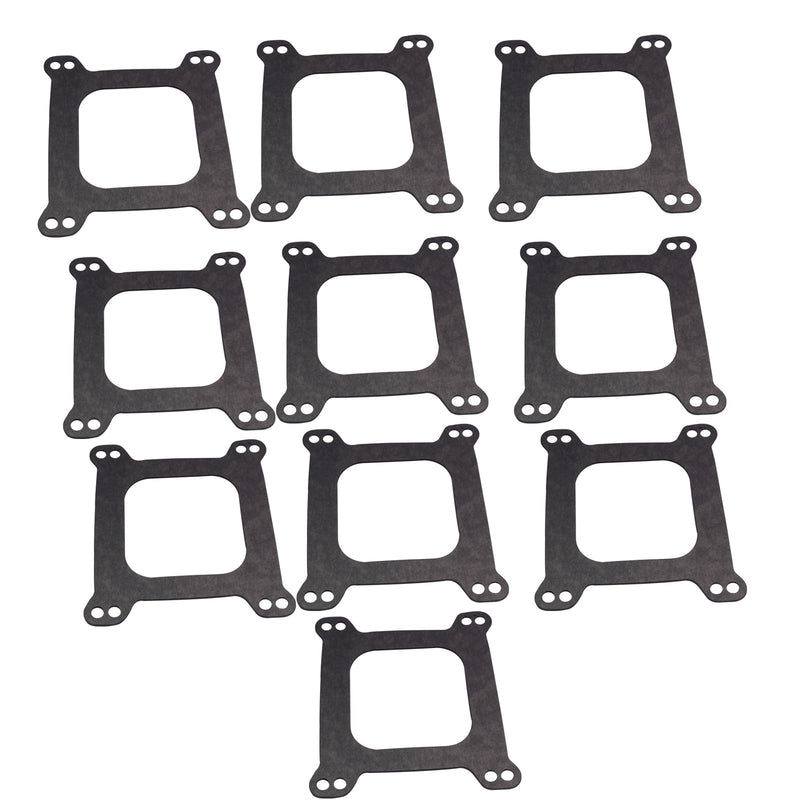 Square Bore 4BBL Carburetor Mounting Gaskets Compatible with Holley 4150 4160 Carburetor Base gaskets SBC BBC 350 Base Gasket edelbrock 4bbl Carburetor Base Gasket(10Pack)