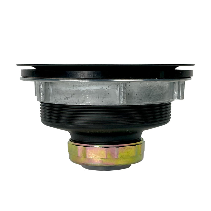 Sinkology SinkSense Kitchen Sink Basket Strainer Drain, Matte Black, Solid Brass, Removable Basket, Fits Standard 3.5 Inch Drain