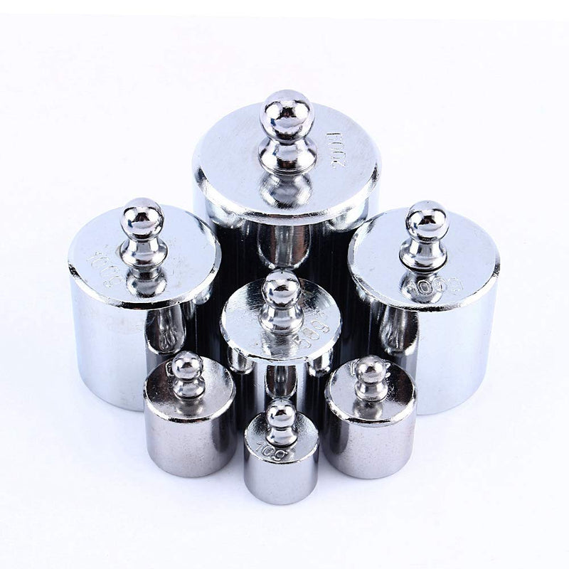Calibration Weights Set Precision Weight 10G to 200G with Tweezers for Digital Scale, Jewelry Scale