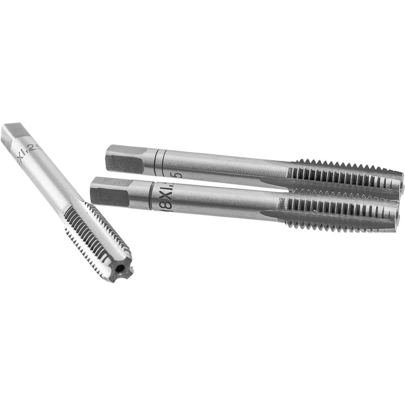 RICHMANN Tap Set M4 x 0.7 / HSS-G (TOP), Si-Cr, 3-Piece - Taper Tap, Middle Tap, Finishing Tap - Hand Tap Set - DIN 352, Tap / Fine Thread / Finishing Tap M4 x 0,7 taps