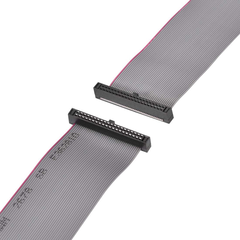uxcell IDC Wire Flat Ribbon Cable FC/FC Female Connector A-type 40Pins 1.27mm Pitch 20cm Length 40 Pins