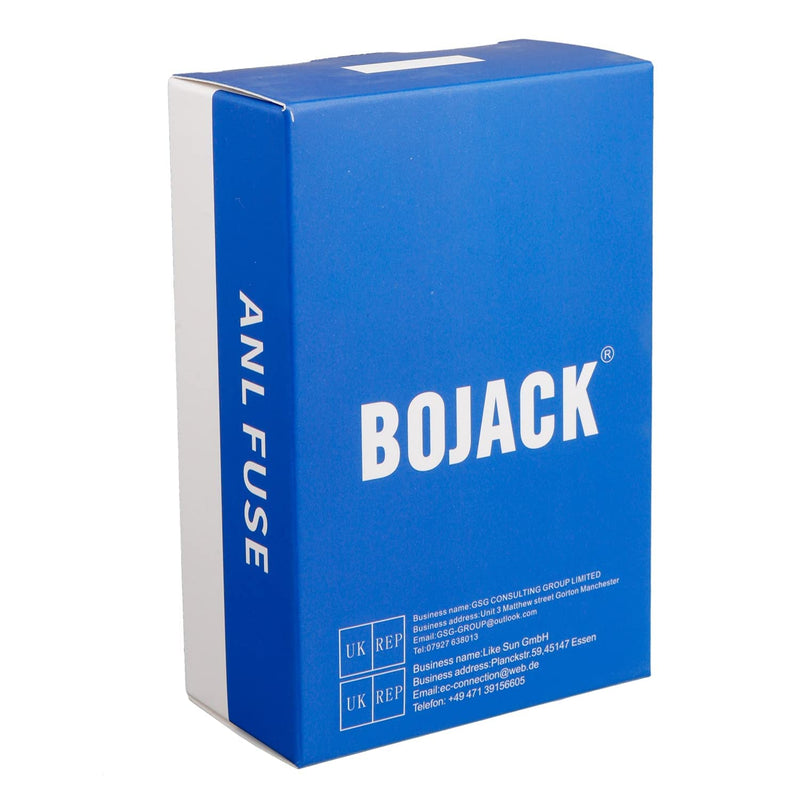 BOJACK 2 PCS. 200A ANL fuse holder and 2 PCS. 200 Amp 32 VDC ANL fuses for audio and video systems