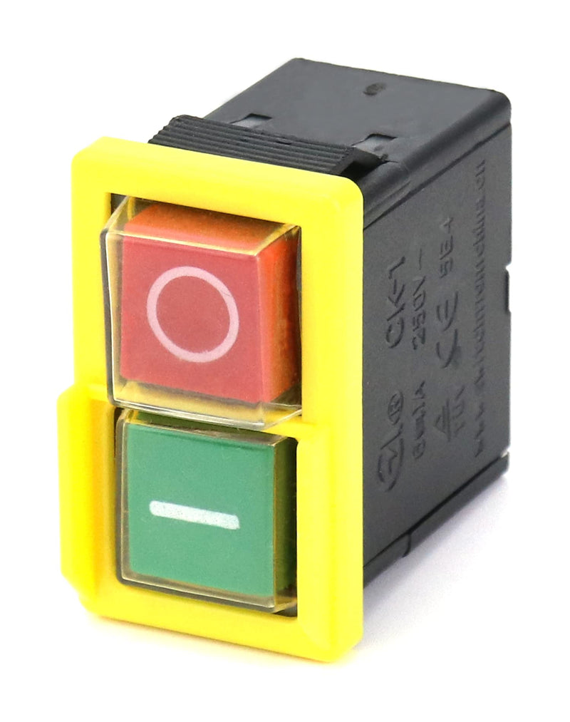 QWORK Kjd 6 Universa Replacement Switch, 250V 4A, NVR Switch, Emergency Stop Switch