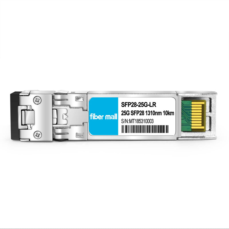 25G SFP28 LR for Intel E25GSFP28LRX,25GBASE-LR SFP28 1310nm 10km DOM LC SMF Optical Transceiver Module 25GBASE-LR: 10km