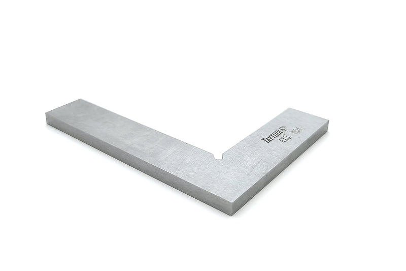 Taytools 7464237 Machinist Engineer Solid Stainless Steel Square 4” x 3” x .220” Thick DIN 875/0 (Square w/in - 0.0003”) Stainless Steel