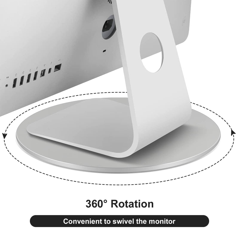 360° Rotation Monitor Swivel Base - Computer Screen Monitor Stand Flat Panel Turntable Rotating Swivel Base for Mac Laptop Potted Plants, Arts Crafts Display Stand
