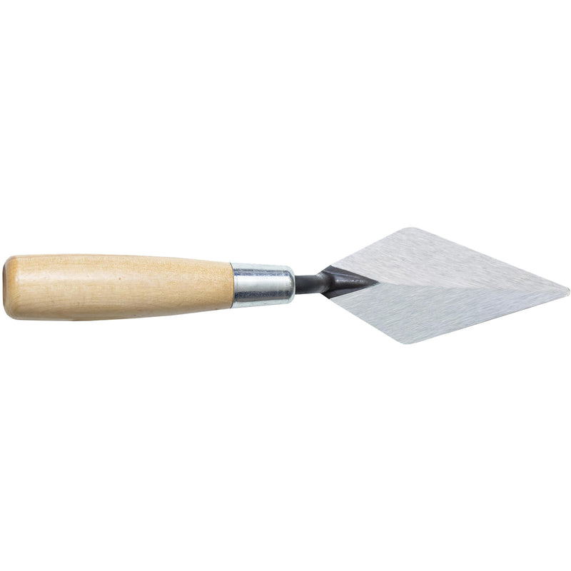 Marshalltown Archaeology Pointing Trowel, 4 x 2 Inch, Wood Handle, Leather Holster, London Style, Assembled in USA, ATH114S One Size