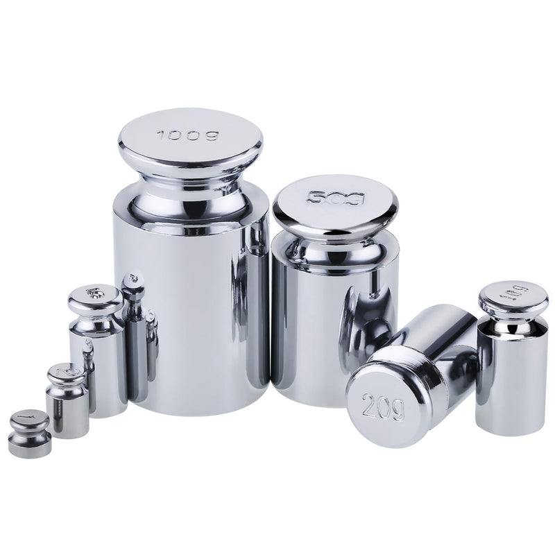 Calibration Weight, Set of 7, Measuring Weight for Digital Scales Balance (1g, 2g, 5g, 10g, 20g, 50g, 100g)