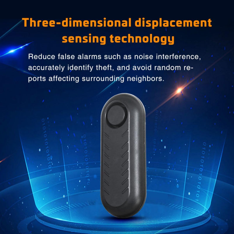 110dB Loud Anti Theft Vibration Sensor Alarm Systems for Electric Bike Motorcycle Golf Car Trailer Mailbox Garage Door Waterproof Home Security Bike Accessories Bike Alarm with Remote