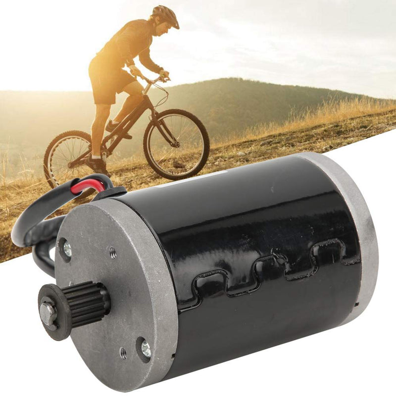 DC Brush Motor 24V 150W Magnet Permanent Motor High Speed Motor with Pulley for Electric Bicycle