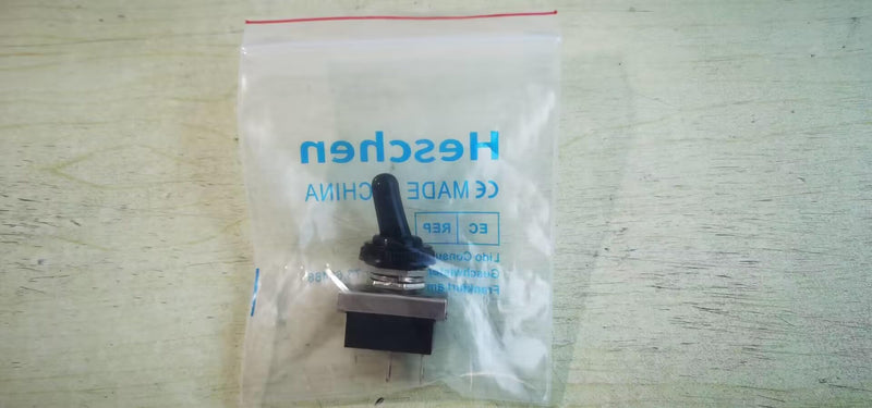Heschen toggle switch KN3D-101 on/off switch 25A 12V 2-pin latching with waterproof (1) 1