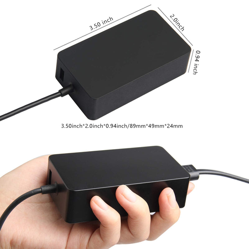 12V 4A Power Supply Cord Charger for Microsoft Surface Pro 3 Docking Station, Windows Laptop Tablet Dock AC Adapter Transformer Model 1627 1664